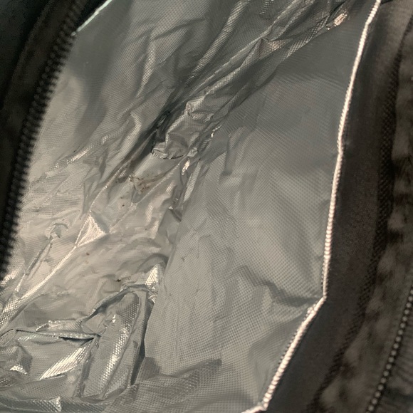 black flower lunch bag - Picture 4 of 4